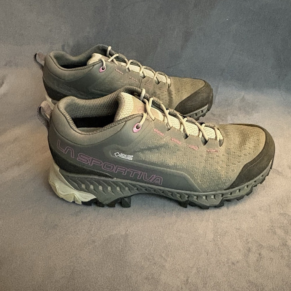 La Sportiva Spire GTX Women's Hiking Shoes Gray Vibram‎ Gore-Tex Size 8.5 - Picture 5 of 10
